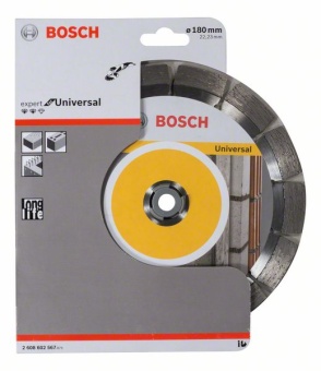 Алмазный отрезной круг Expert for Universal 180 x 22,23 x 2,4 x 12 mm 2608602567